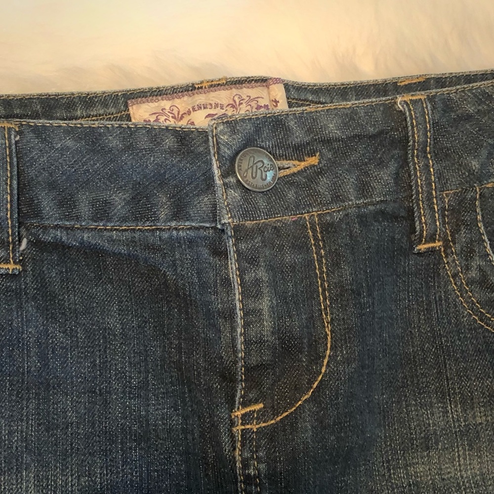 American Rag Cie Denim Mini Blue Jean Skirt - Picture 4 of 8